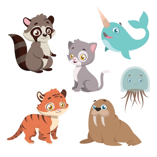 Collection of animal species