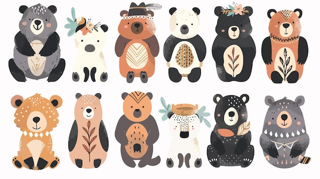 a collection of bears from the series of bears