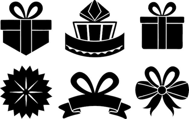 a collection of black and white images with a box with a crown on it