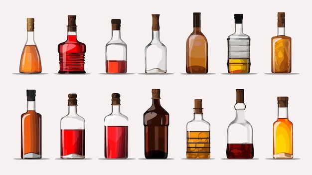 a collection of bottles of different colors including one that says quot different quot