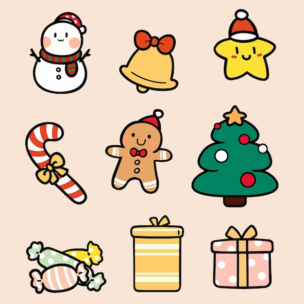 a collection of christmas items including santa santa and christmas tree