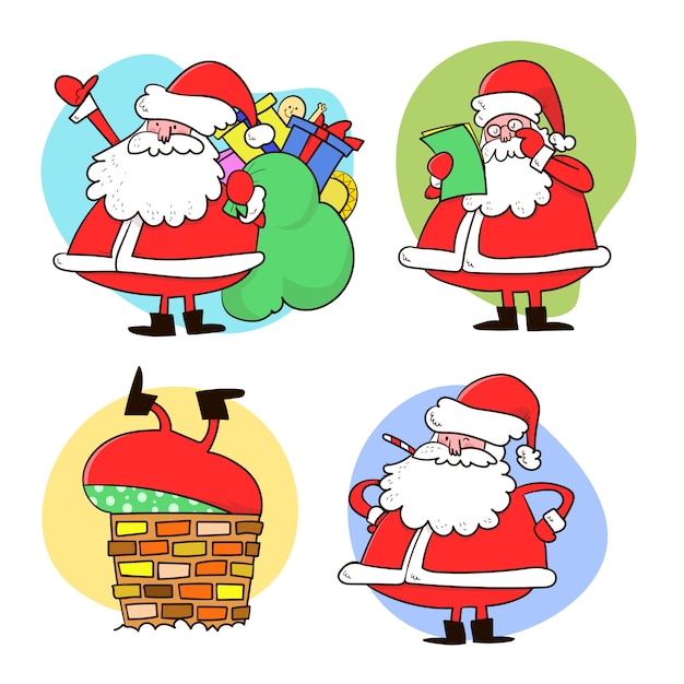 Collection of Christmas Santa Claus