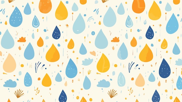 a collection of colorful drops by person