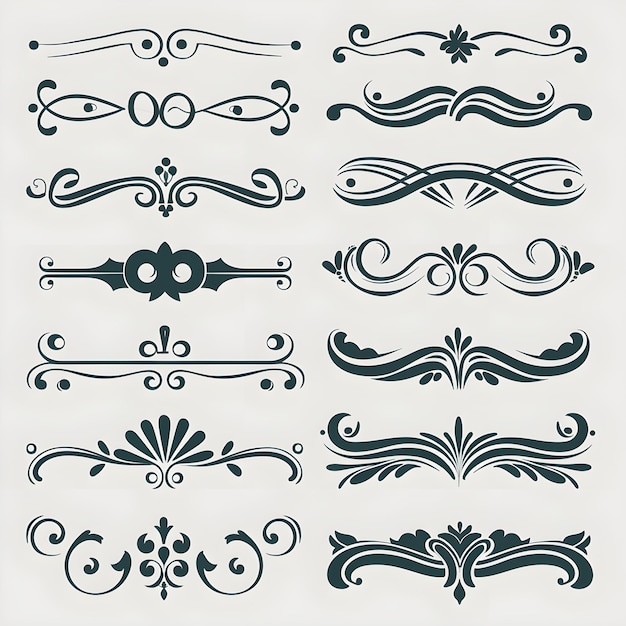 Vector a collection of different designs including a design the word no on the bottom