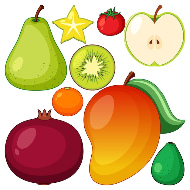 A collection of different fruits