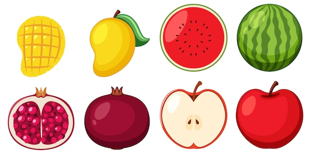 A collection of different fruits