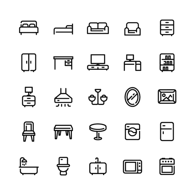 a collection of different icons including a box a box and a box of tissues