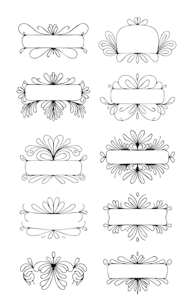 Vector a collection of frames original design