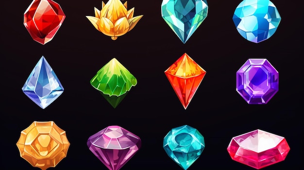 a collection of gemstones which is called the most popular and unique