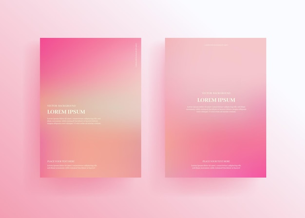 collection of gradient posters