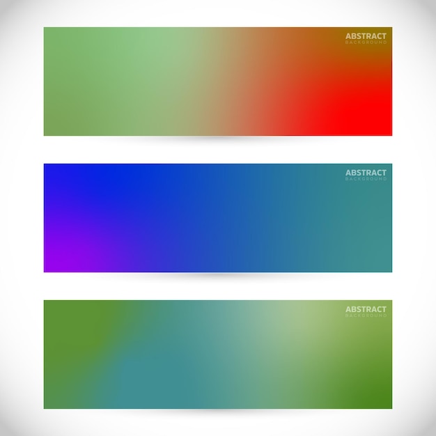 Collection of gradient simple background