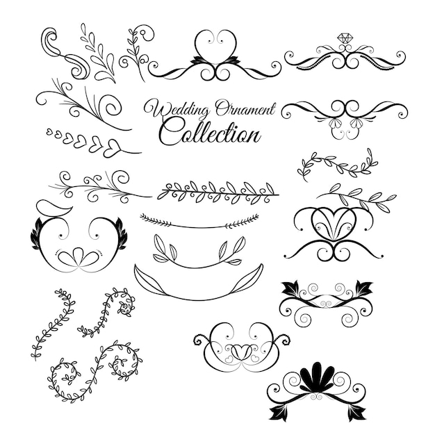 Vector a collection of images including a collection of bridal designs