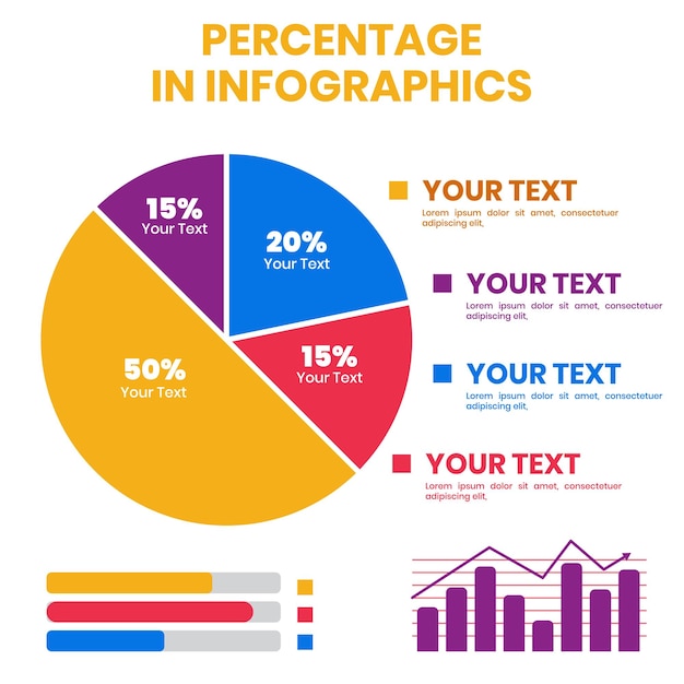 collection of infographic designs for business and presentation materials