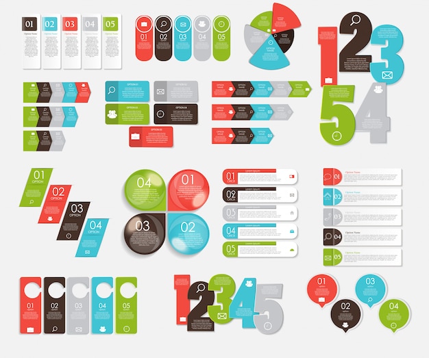 Collection of Infographic Templates for Business