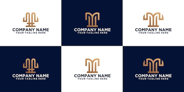 Collection of initial letter W logo designs designs for, business, fashion and technology