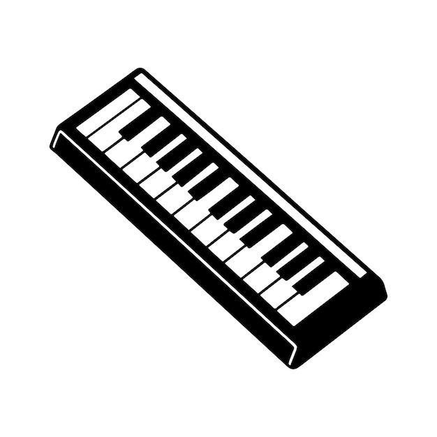 Collection of keyboard musical instruments