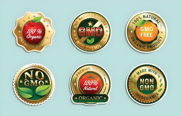 a collection of labels including one that says organic organic