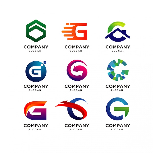 Collection of Letter G Logo Design Templates