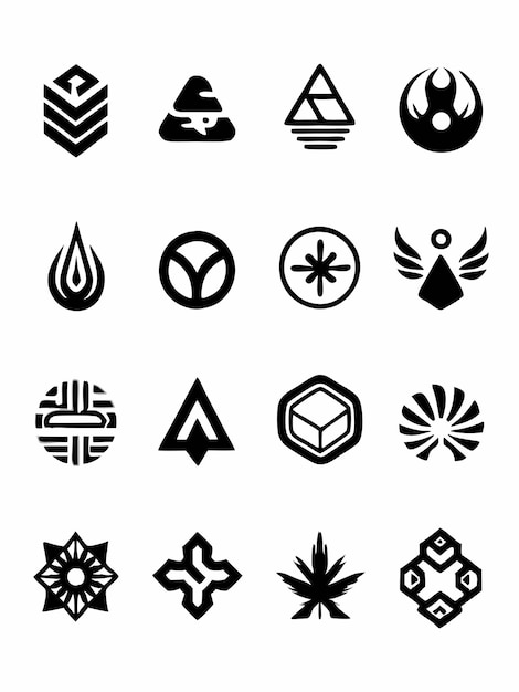 a collection of logos including one that saysx