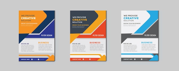 Collection of modern design poster flyer brochure cover layout template