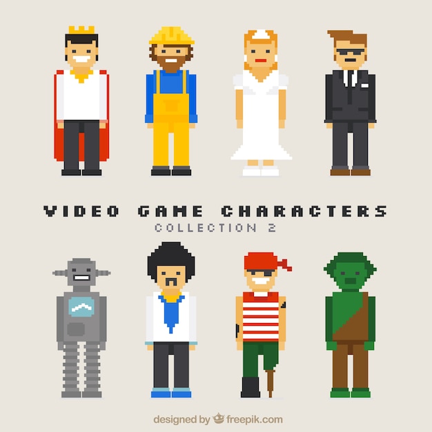 Collection of nice video game characters 