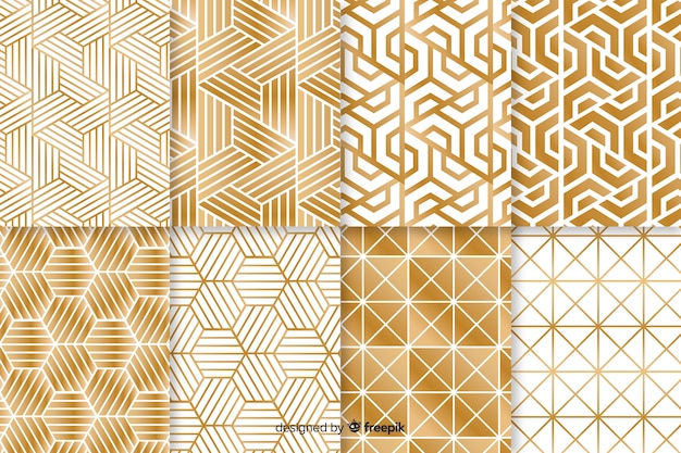 Collection pattern with geometric luxurious shape