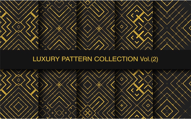 Collection pattern with geometric luxurious shape