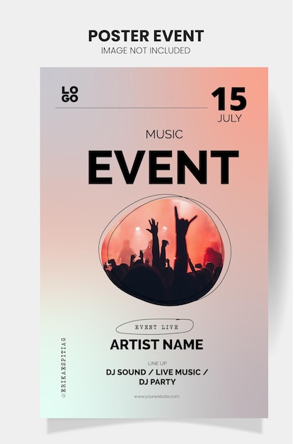 Collection Poster Event gradient Music