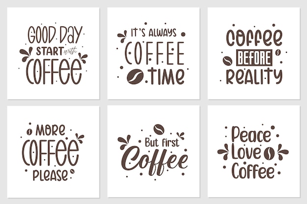 A collection of quotes about coffee. 