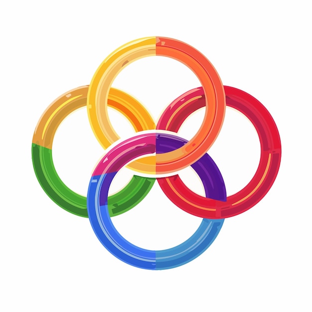 Vector a collection of rings that say quot olympic quot