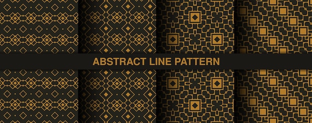 Collection of seamless ornamental ethnic patterns