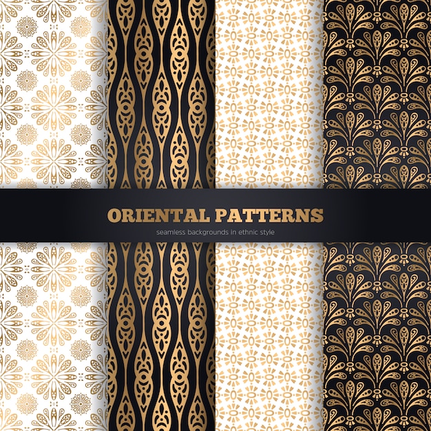 Collection seamless patterns