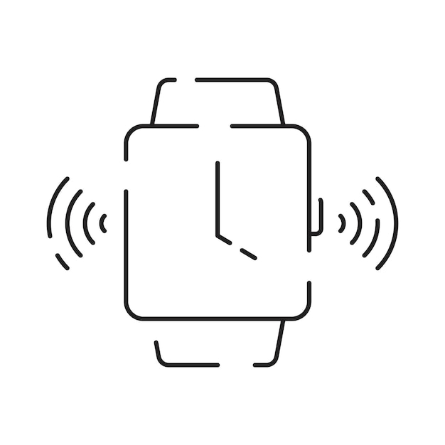 Collection of smart house linear icons control of lighting heating air conditioning Set of home automation and remote monitoring symbols drawn with thin contour lines Vector illustration