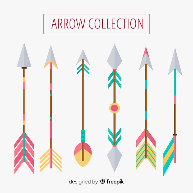 Collection of tribal arrows