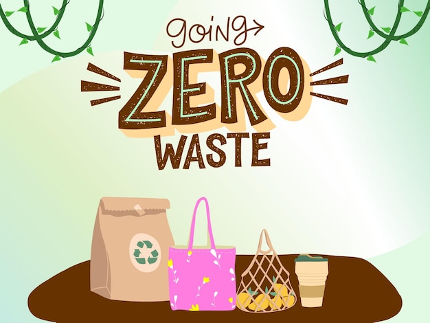 Collection of Zero Waste durable and reusable items or products