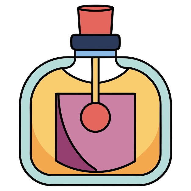 cologne bottle clipart vector art and illustration