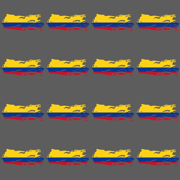 Colombia flag pattern 10