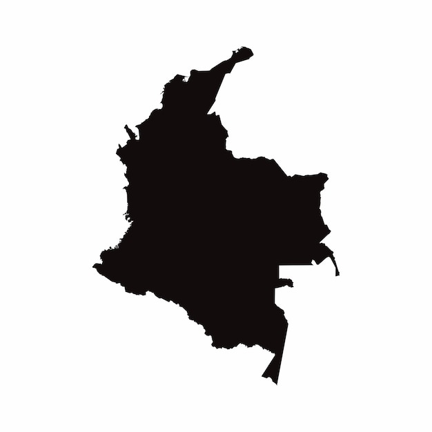 Colombia vector country map