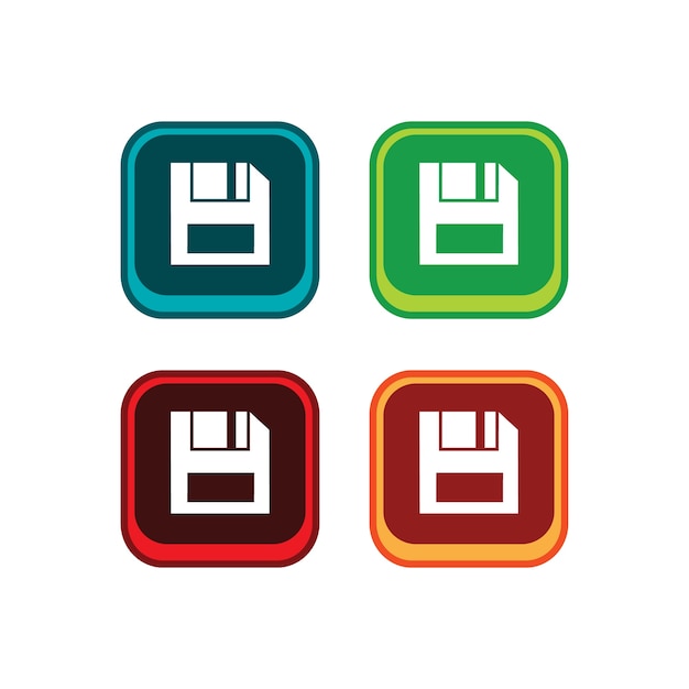 color app icon button game asset theme vector