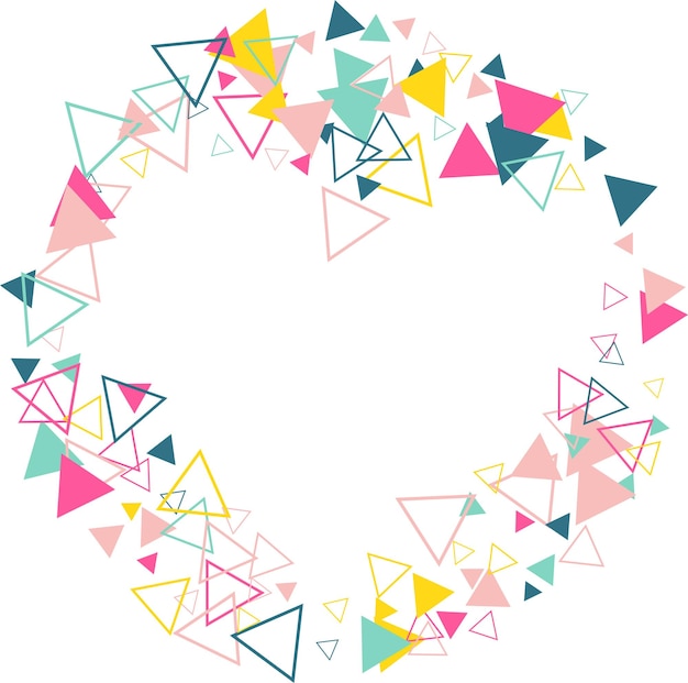 Color geometric background with triangles Vector illustration EPS 10