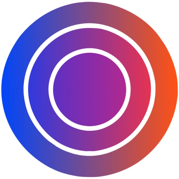 color gradient circle icon