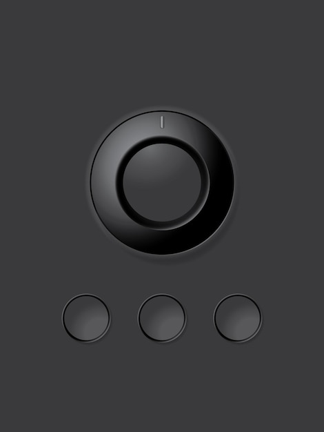 Color gray button on gray color background