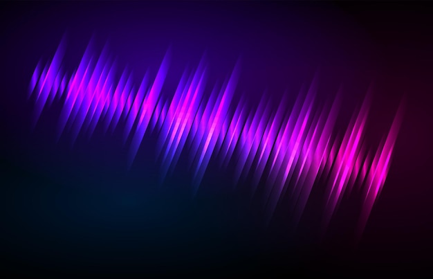 Color music equalizer Sound waves abstract purple background for different joyful events