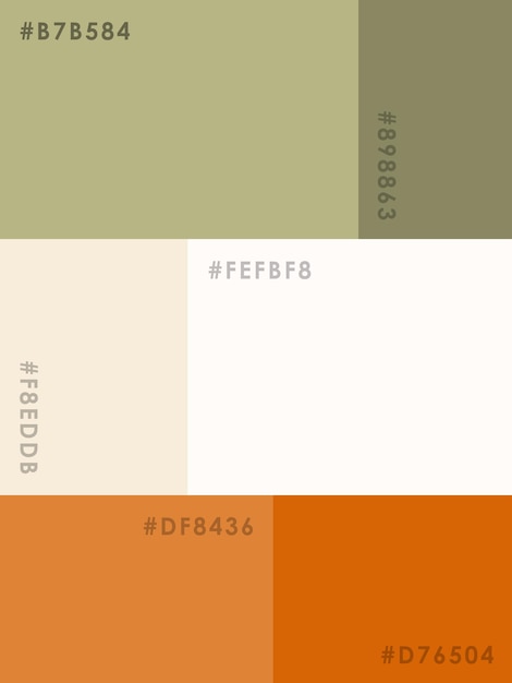 Vector color palette