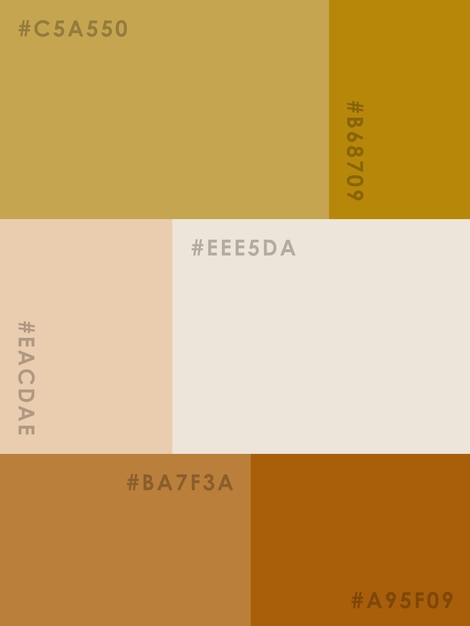 Vector color palette