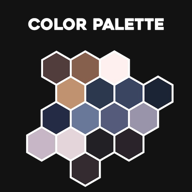 Color swatches. Color palette 2023. Vector illustration