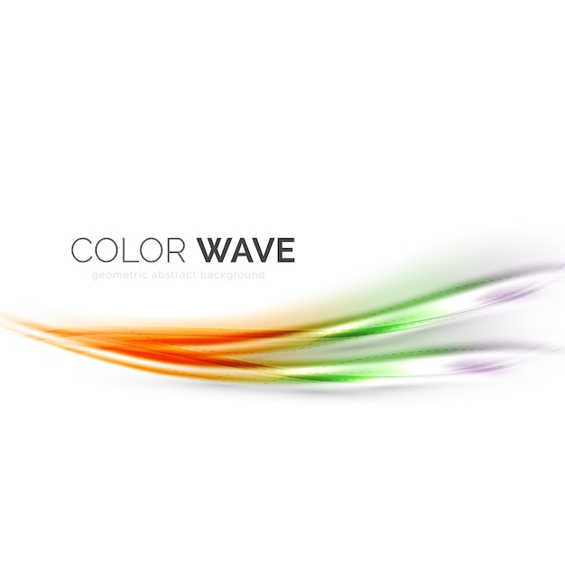 Color wave vector design element