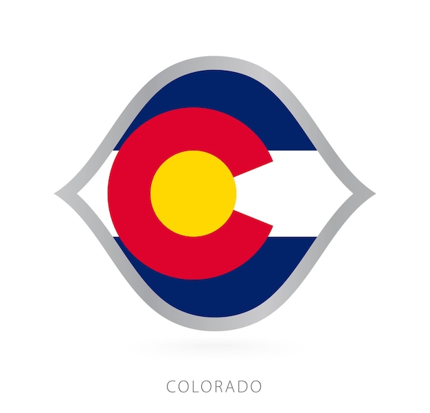 Colorado national team flag in style for international basketball competitions