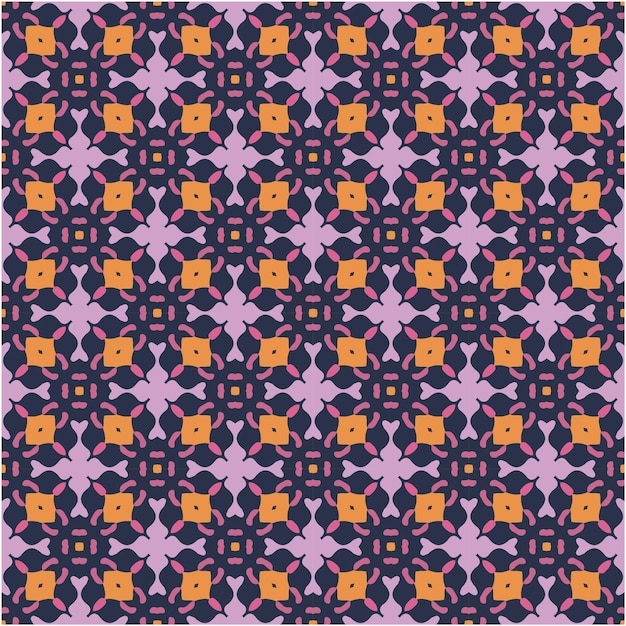 Colored seamless pattern design abstract style