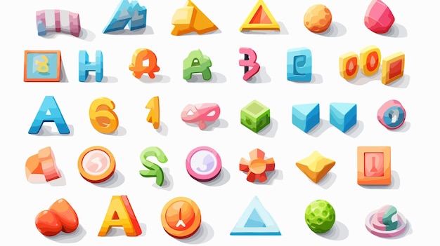 Colorful 3D Math Symbols Illustration